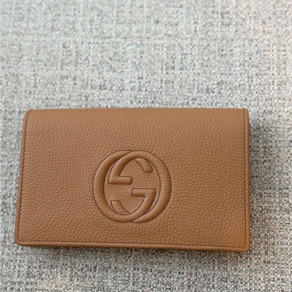 Gucci Soho Leather Wallet On Chain NWOT - Picture 9 of 10